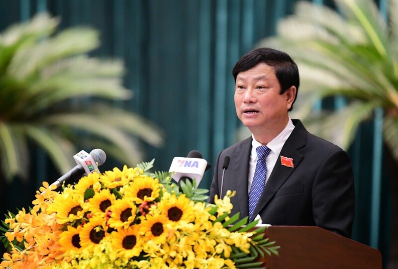 Ông Võ Văn Minh - Chủ tịch HĐND TP. Hồ Chí Minh. Ảnh: Việt Dũng