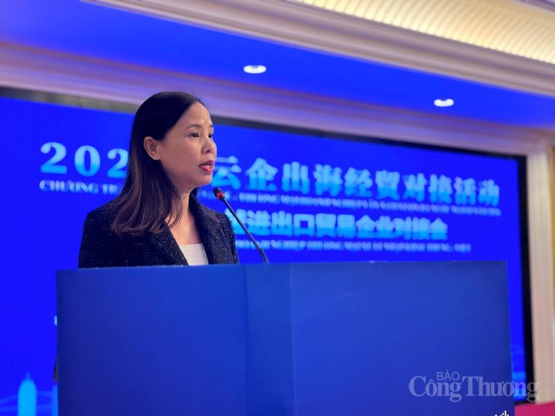 Bà Nguyễn Thị Thu Thủy - Phó Giám đốc Trung tâm Hỗ trợ xúc tiến thương mại và đầu tư, Cục Xúc tiến thương mại (Bộ Công Thương). Ảnh: Đỗ Nga