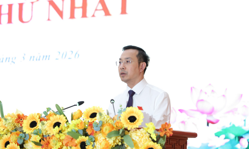 Ông Nguyễn Thanh Nhàn tái đắc cử Chủ tịch HĐND tỉnh An Giang nhiệm kỳ mới. Ảnh: Nhật Huy.