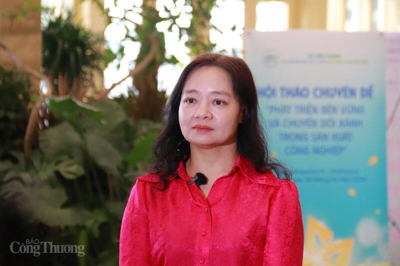 Bà Nguyễn Thị Lâm Giang, Cục trưởng Cục Đổi mới sáng tạo, Chuyển đổi xanh và Khuyến công (Bộ Công Thương). Ảnh: Thanh Tuấn