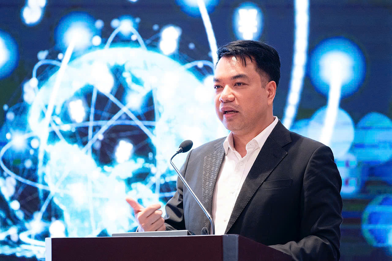 TS. Mạc Quốc Anh - Uỷ viên Uỷ ban Trung ương MTTQ Việt Nam, Bí thư Đảng uỷ, Phó Chủ tịch, Tổng Thư ký Hiệp hội Doanh nghiệp nhỏ và vừa TP Hà Nội, Viện trưởng Viện Kinh tế và Phát triển Doanh nghiệp. Ảnh: Thanh Thảo.