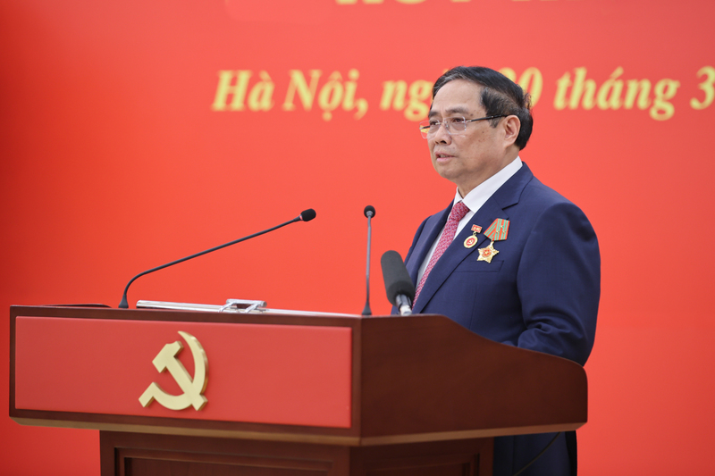 Thủ tướng Phạm Minh Chính phát biểu. Ảnh: VGP/Nhật Bắc