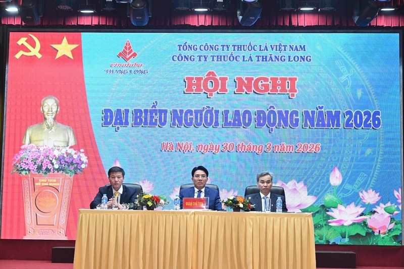 Hội nghị Đại biểu người lao động Công ty Thuốc lá Thăng Long năm 2026.