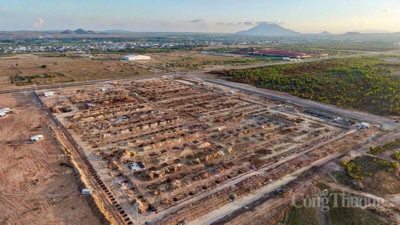 Mặt bằng Khu công nghiệp Hàm Kiệm II. Ảnh: Minh An