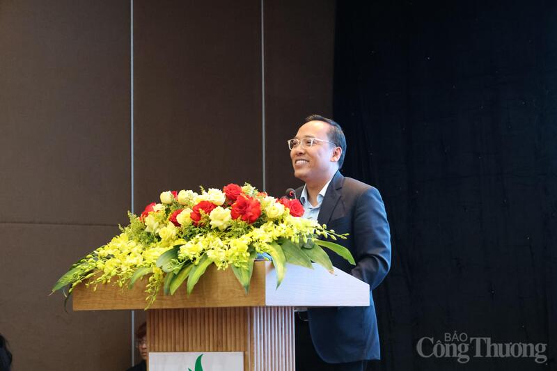 Thứ trưởng Bộ Công Thương Nguyễn Hoàng Long phát biểu tại hội thảo.