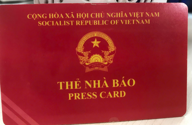Gia hạn thời hạn sử dụng Thẻ nhà báo kỳ hạn 2021 - 2025 đến hết ngày 30/6/2026. Ảnh: Bảo Thoa