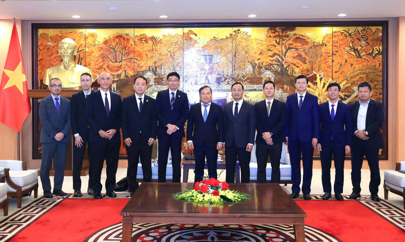 Các đại biểu tham dự buổi tiếp. Ảnh: Lê Hải