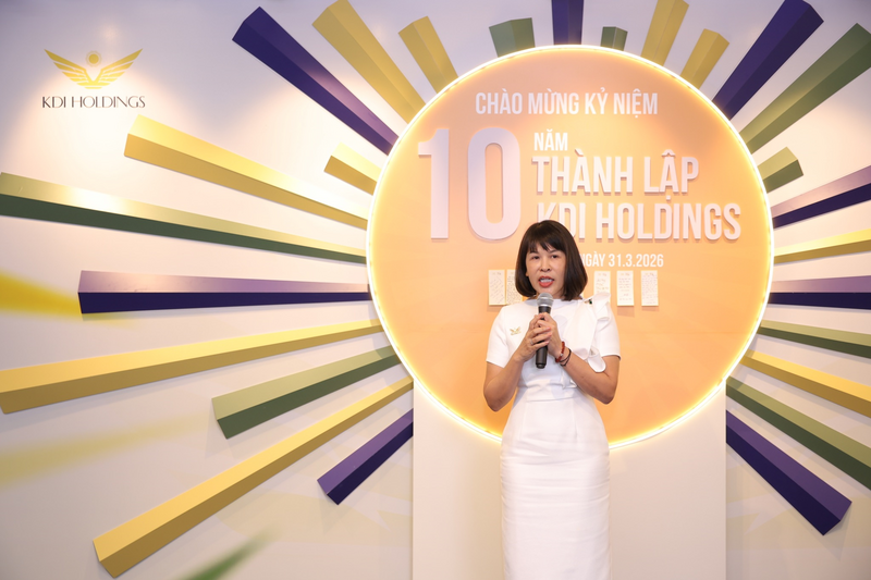 Tổng giám đốc Lê Thị Trúc Quỳnh phát biểu tại sự kiện.