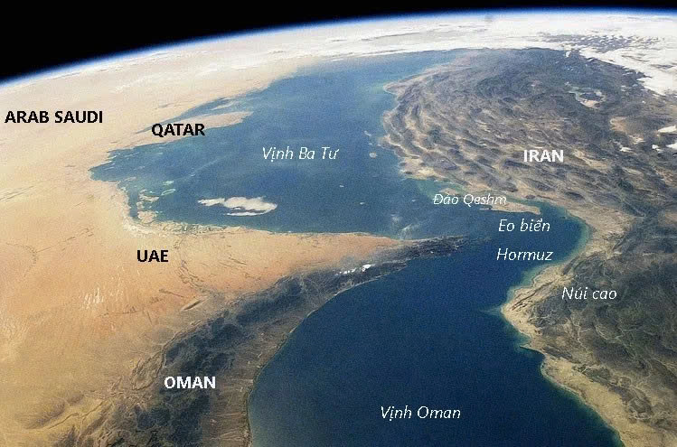 Eo biển Hormuz.