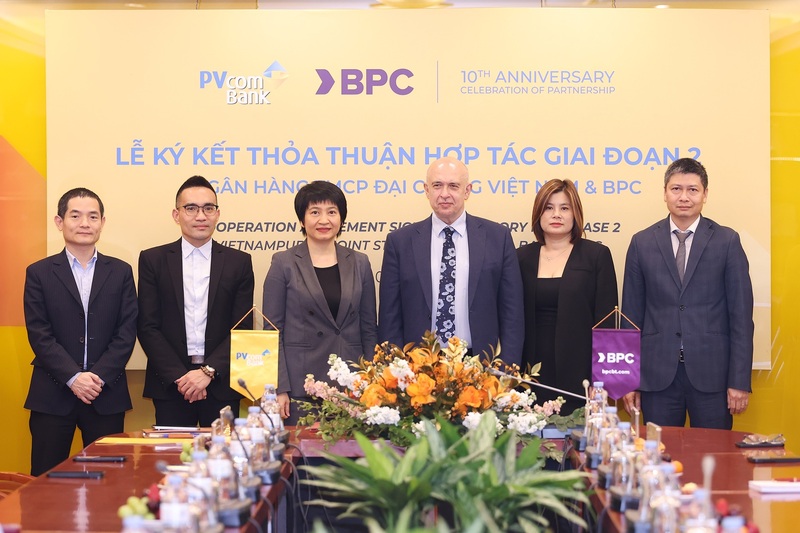 PVcomBank và BPC đã ký kết thỏa thuận hợp tác giai đoạn mới trong năm 2025.