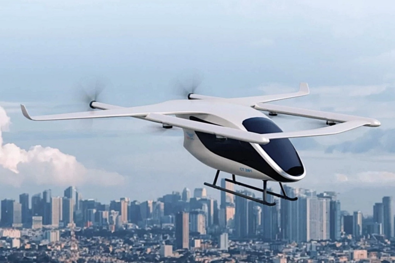 Mô hình một mẫu thiết bị bay không người lái. Ảnh: CT Group
