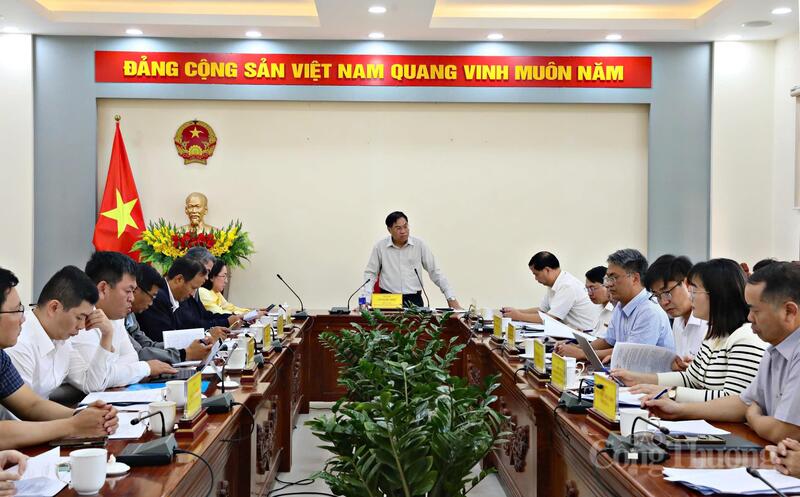 Quang cảnh buổi làm việc. Ảnh: Lê Sơn