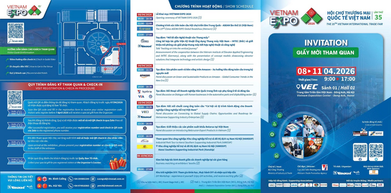 Đại diện Việt Nam giới thiệu về các kỳ hội chợ thương mại Vietnam Expo