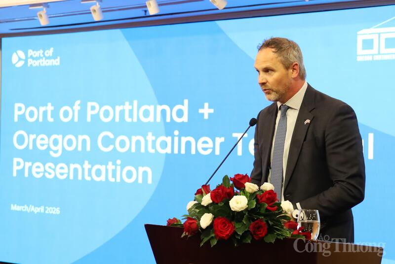 Ông Andy Reed - Trưởng ban Thương mại Toàn cầu Cảng Portland.