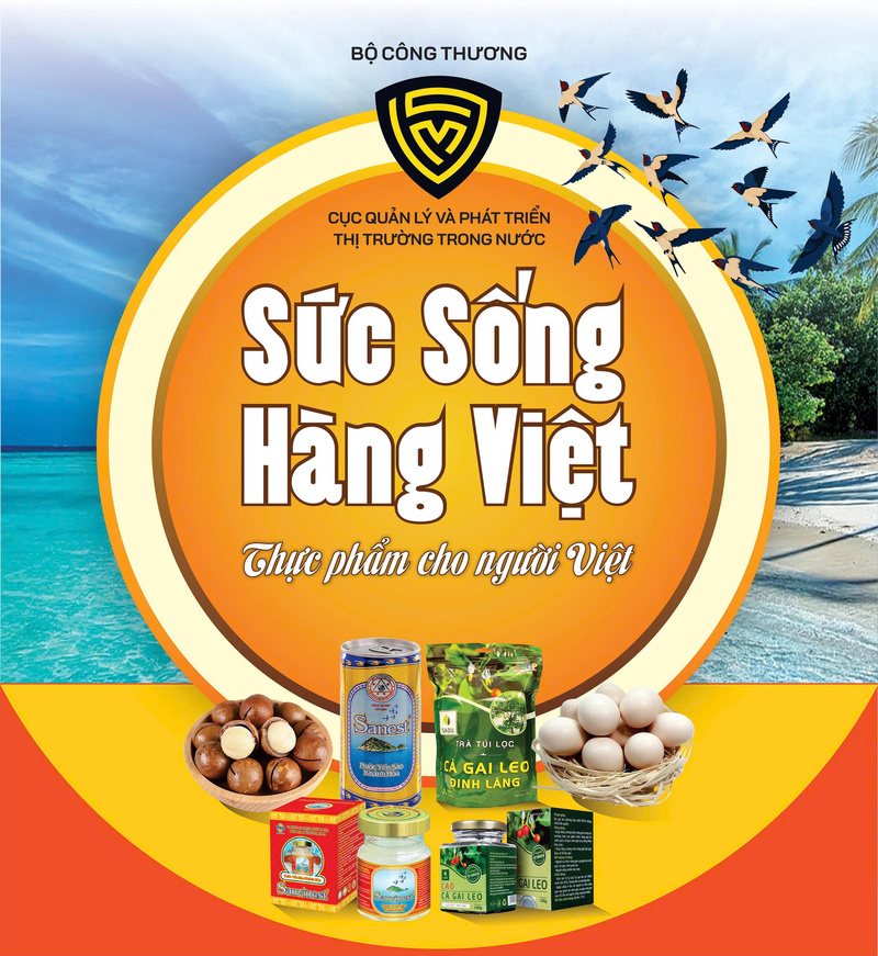 Chương trình Không gian trưng bày, livestream “Sức sống hàng Việt” số 4. Ảnh: Cục Quản lý và Phát triển thị trường trong nước