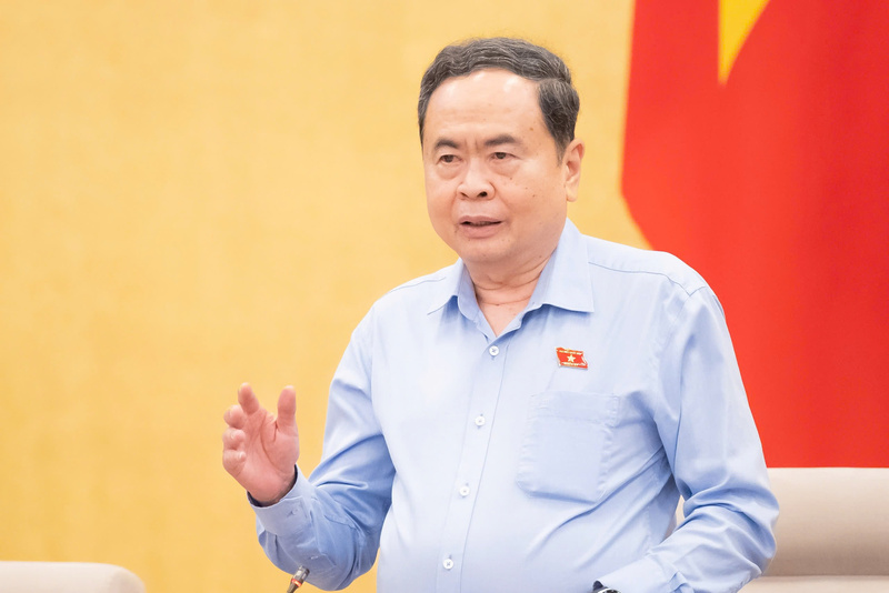 Chủ tịch Quốc hội Trần Thanh Mẫn phát biểu