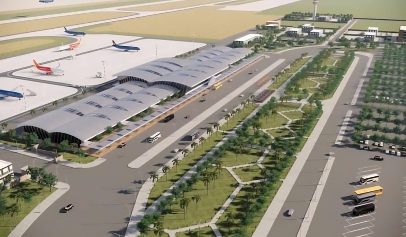 Dự án được thiết kế đáp ứng công suất khai thác khoảng 2 triệu hành khách mỗi năm. Ảnh minh hoạ