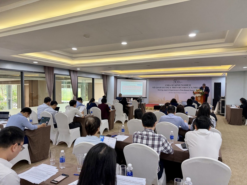 Hội nghị chia sẻ kinh nghiệm về giám sát dựa trên rủi ro của Nhật Bản.