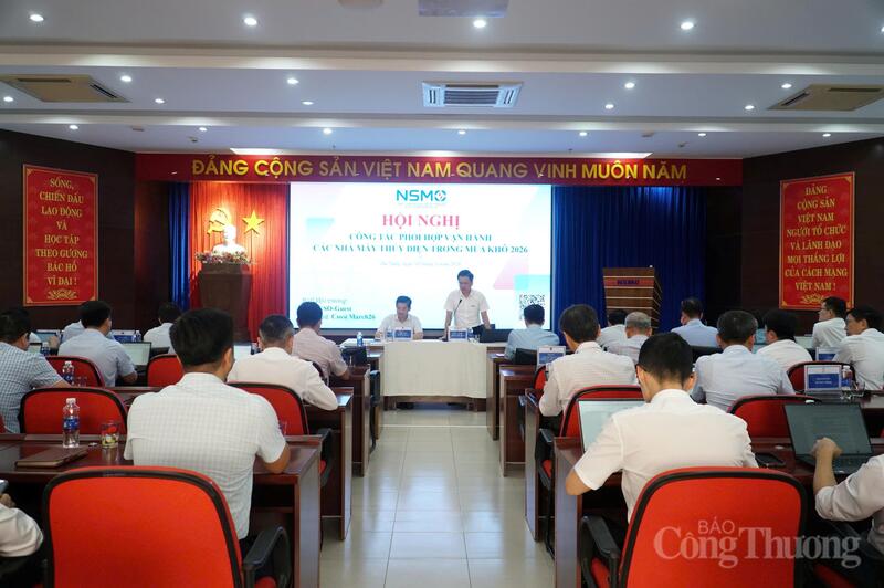 Hội nghị “Công tác phối hợp vận hành các nhà máy thủy điện trong mùa khô năm 2026 khu vực miền Trung”