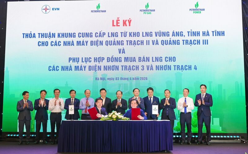 Lãnh đạo PV GAS và đối tác ký kết hợp tác