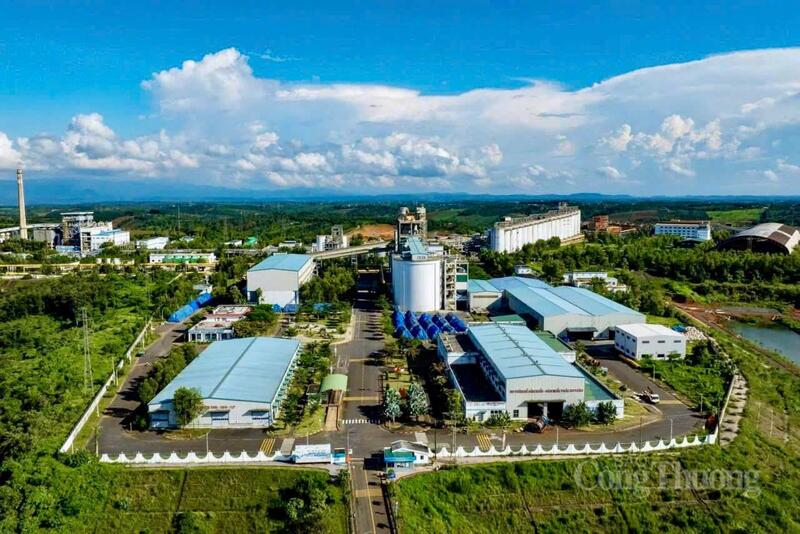 Dự án mở rộng Nhà máy Alumin Nhân Cơ do Tập đoàn Công nghiệp Than - Khoáng sản Việt Nam đầu tư, tổng vốn gần 60.000 tỷ đồng. Ảnh: Minh An