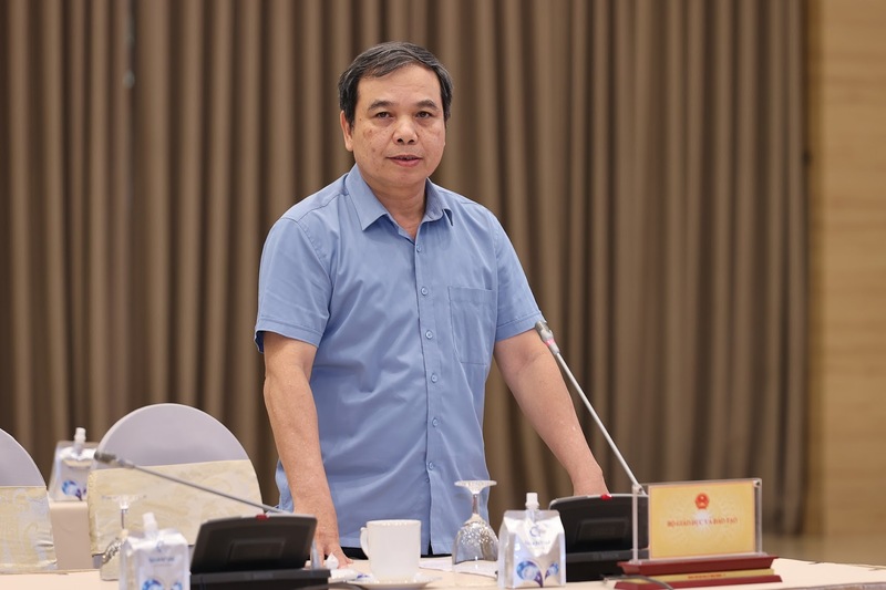 Ông Hoàng Đức Minh, Vụ trưởng Vụ Học sinh, sinh viên (Bộ Giáo dục và Đào tạo). Ảnh: VGP