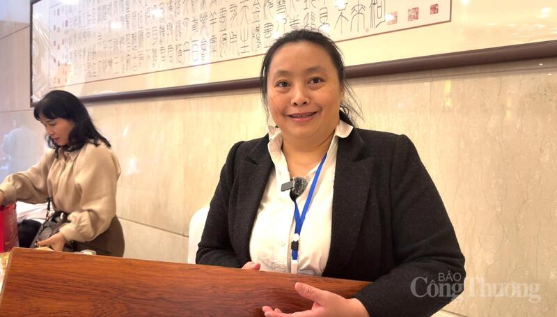 Bà Mai Thị Thu, Giám đốc Công ty Cổ phần Xuất nhập khẩu Lộc Lợi. Ảnh: Minh Trang