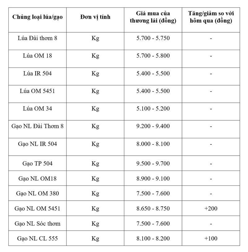 Bảng giá mang tính tham khảo.