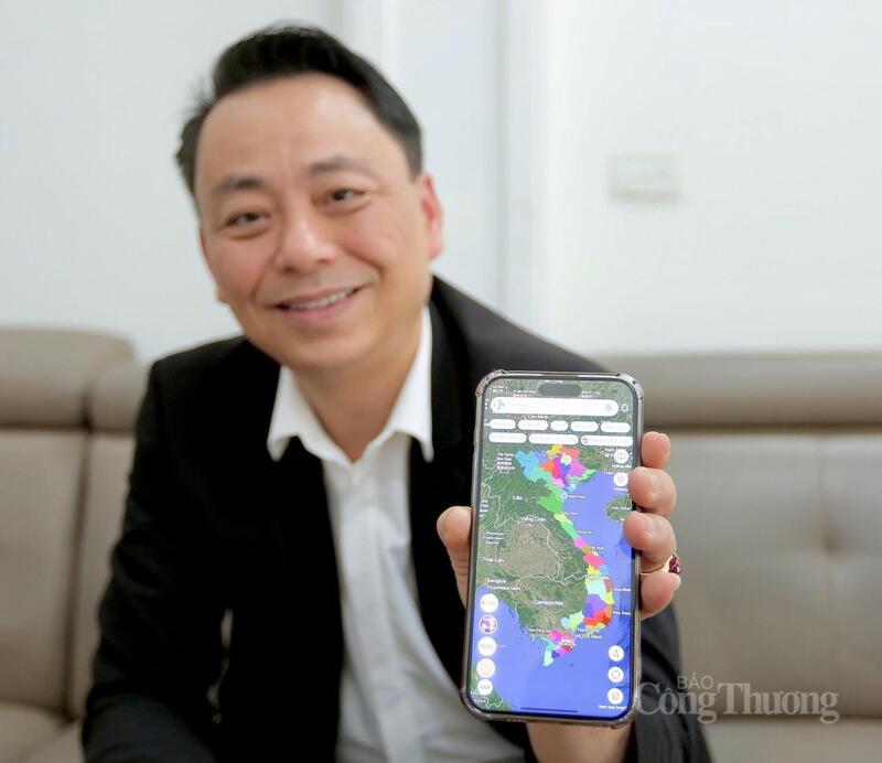 "VNMAP IQAir Edge-AI" là ứng dụng AI và Machine Learning để xử lý dữ liệu cảm biến, hình ảnh camera, dữ liệu thời tiết và bản đồ địa hình, từ đó phát hiện sớm các bất thường như sạt lở, ngập úng, lũ quét, cháy rừng. Ảnh: Ngô Nhung