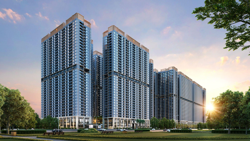 Cụm chung cư The Flame Vine nằm liền kề công viên và bệnh viện đáp ứng đủ nhu cầu sống khỏe (Ảnh: The Flame Vine)