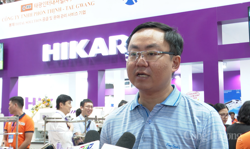 Ông Đặng Duy Quang, Giám đốc Nhà máy Quốc tế Phong Phú - Chi nhánh Long An.