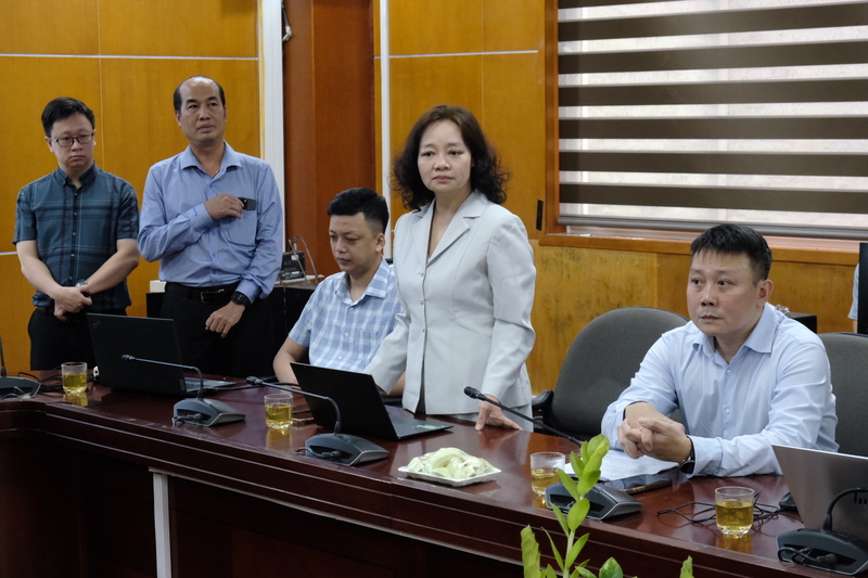 Bà Nguyễn Thị Lâm Giang, Cục trưởng Cục Đổi mới sáng tạo, Chuyển đổi xanh và Khuyến công.