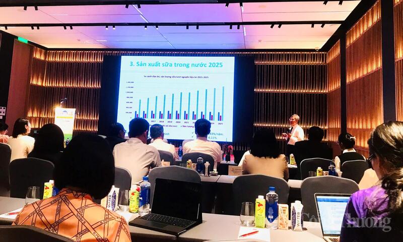 Họp báo chuỗi triển lãm quốc tế ngành sữa, kem, trà sữa và thức uống hiện đại năm 2026. Ảnh: Bảo Thoa