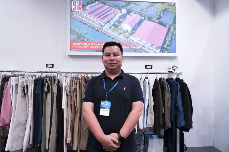 Ông Huang Qi Qiang - Tổng giám đốc Công ty TNHH Dệt may Việt Bắc. Ảnh: Minh Anh.