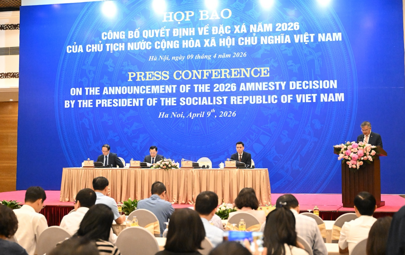 Quang cảnh họp báo. Ảnh: Nguyên Khánh