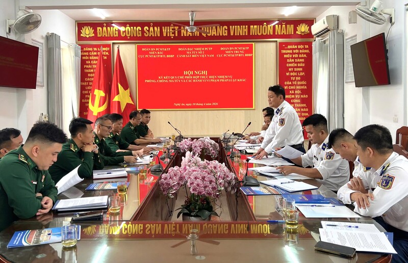 Toàn cảnh hội nghị ký kết quy chế phối hợp. Ảnh: Tuấn Anh