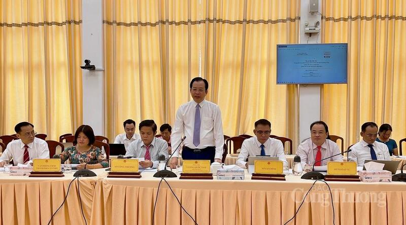 Ông Vương Quốc Nam - Phó Chủ tịch UBND TP. Cần Thơ, phát biểu tại buổi làm việc.