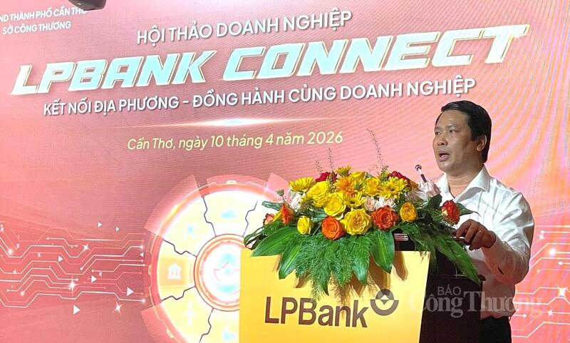 Ông Hà Vũ Sơn - Giám đốc Sở Công Thương TP. Cần Thơ phát biểu tại chương trình.