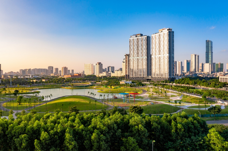 The Matrix One sở hữu không gian xanh hiếm có giữa trung tâm khu vực Mỹ Đình.