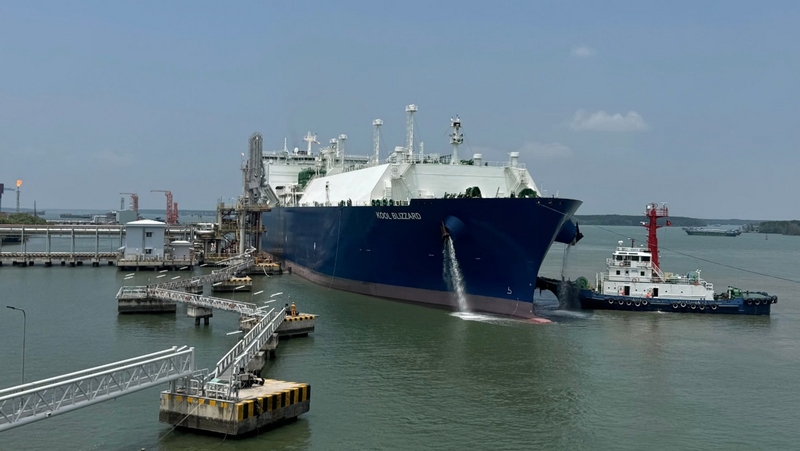 Ngày 08/4/2026, chuyến tàu KOOL BLIZZARD cũng đã được tiếp nhận, bổ sung thêm khoảng 27.300 tấn LNG vào hệ thống