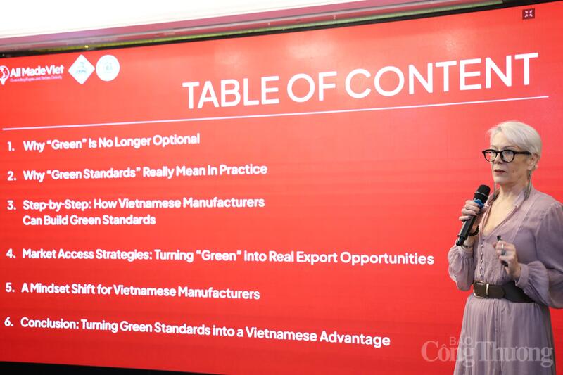 Bà Liney Weishappel - Tổng Giám đốc kiêm Đồng sáng lập AllMadeViet.