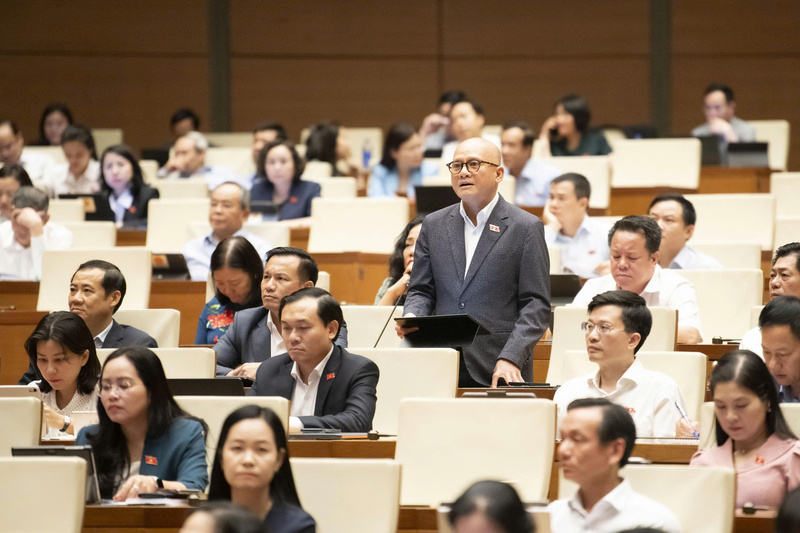 Đại biểu Bế Trung Anh - đoàn Đắk Lắk.