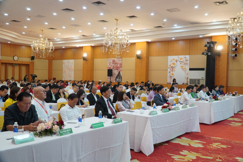 Các đại biệu tham dự Hội nghị xúc tiến, quảng bá du lịch Đồng bằng sông Cửu Long tại VITM Hà Nội 2026. Ảnh: Minh Phượng