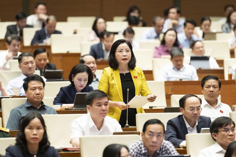 Đại biểu Nguyễn Thị Thu Nguyệt - đoàn Đắk Lắk.