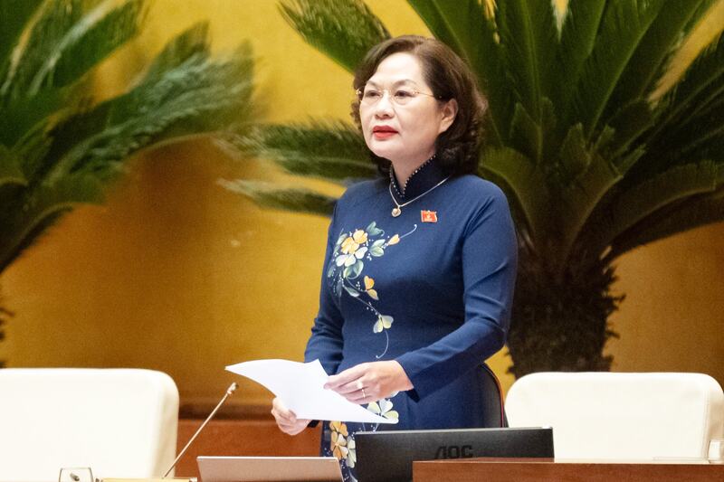 Phó Chủ tịch Quốc hội Nguyễn Thị Hồng.