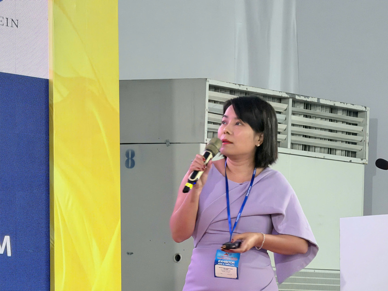 Bà Phạm Thị Ngọc Tuyền - Tổng Giám đốc Hohenstein Việt Nam. Ảnh: Minh Anh.