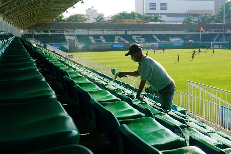 Cải tạo Sân vận động Pleiku Arena, nơi được mệnh danh là “trái tim” của bóng đá phố núi.