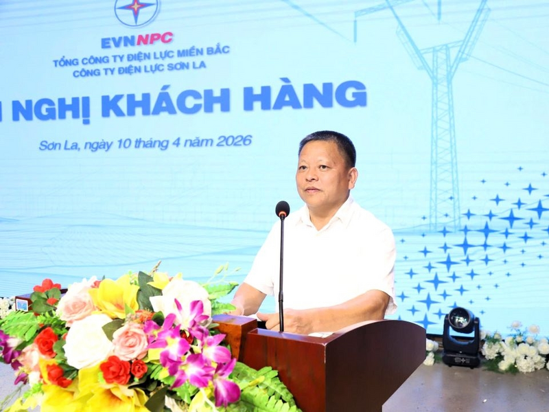 Ông Lê Đình Lượng, Thành viên Hội đồng thành viên EVNNPC phát biểu