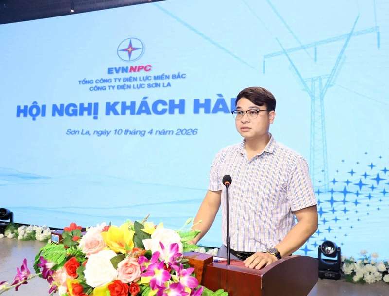 Đại diện khách hàng, Công ty Cổ phần đầu tư xây dựng Sông Lam phát biểu