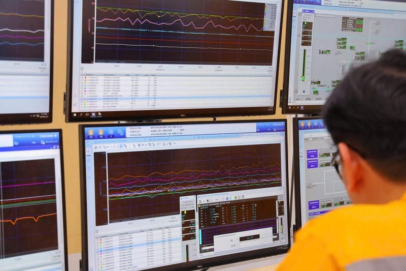 Các thông số kỹ thuật quan trọng đều được theo dõi sát sao và duy trì trong giới hạn cho phép. Ảnh PV GAS